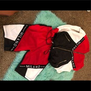Milano eagle tracksuit (shorts)